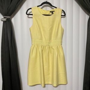 Forever 21 Yellow dress knee high